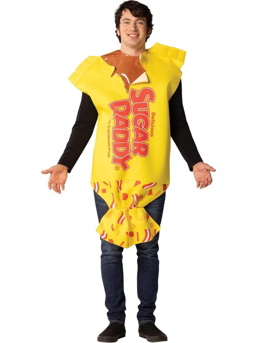 Fun Sugar Daddy Candy Adult Costume - Unique Rasta-Inspired Halloween Outfit